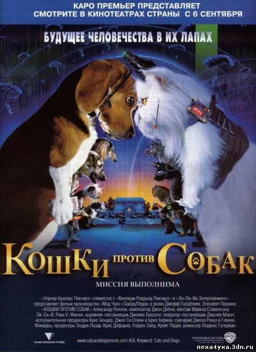 Смотреть Кошки против собак (2001)